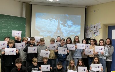 Erster Platz im Internet-Teamwettbewerb Franzö­sisch für die Klassen 6d und 10c